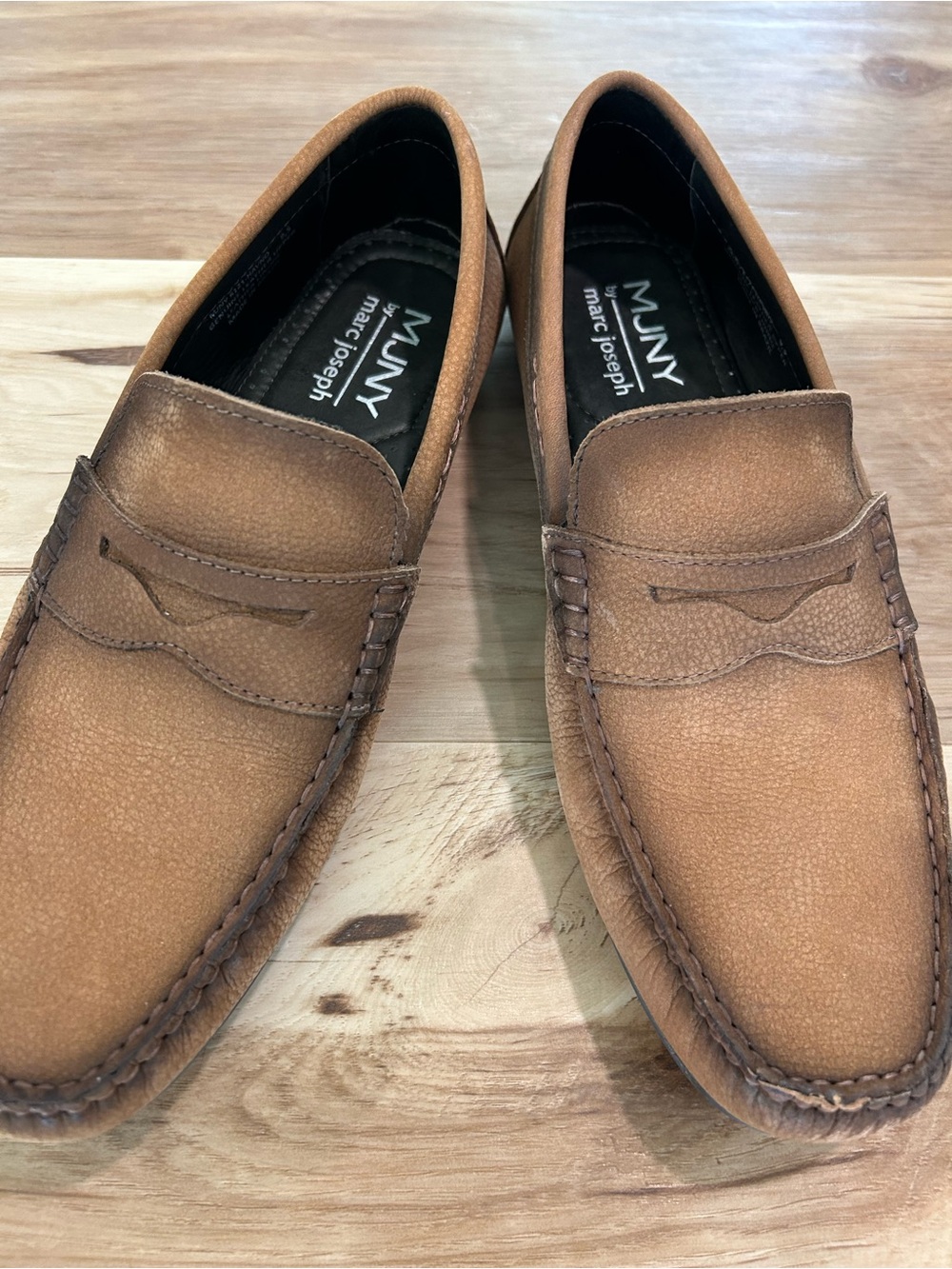 Marc Joseph Men’s Tan Leather Loafers